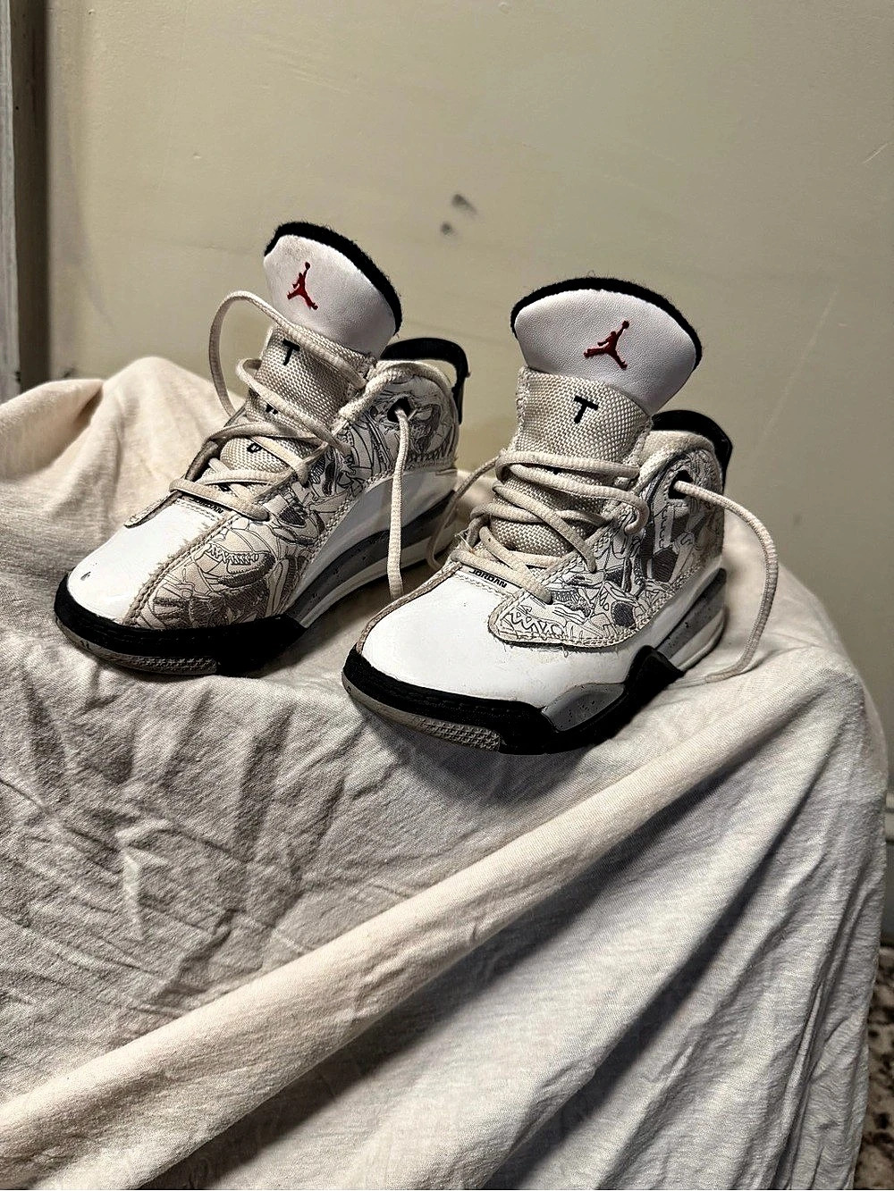 Jordan Air Jordan Dub Zero (Toddler) ) Sneakers White & Gray